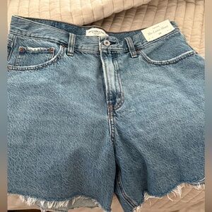 Abercrombie & Fitch Classic Blue Denim Shorts